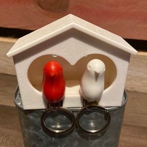 Whistle Keychain with Holder